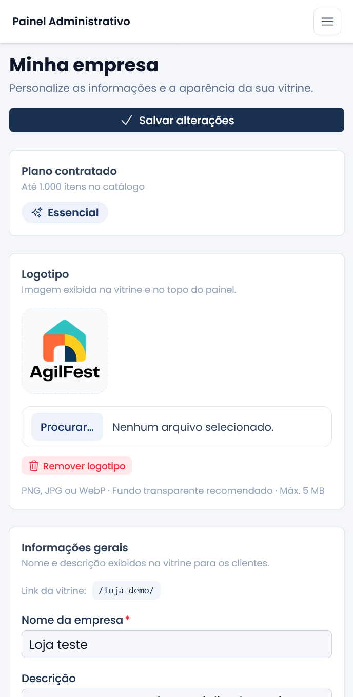 A cara da sua empresa em cada detalhe